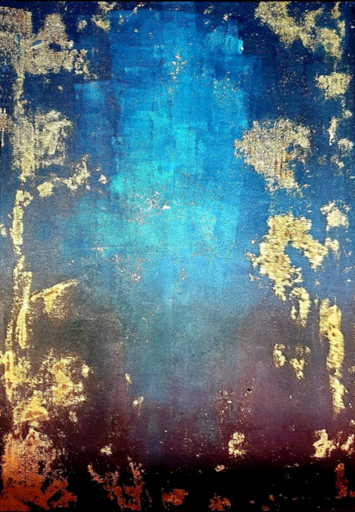 ArteDiAlina.com painting: through golden leaves